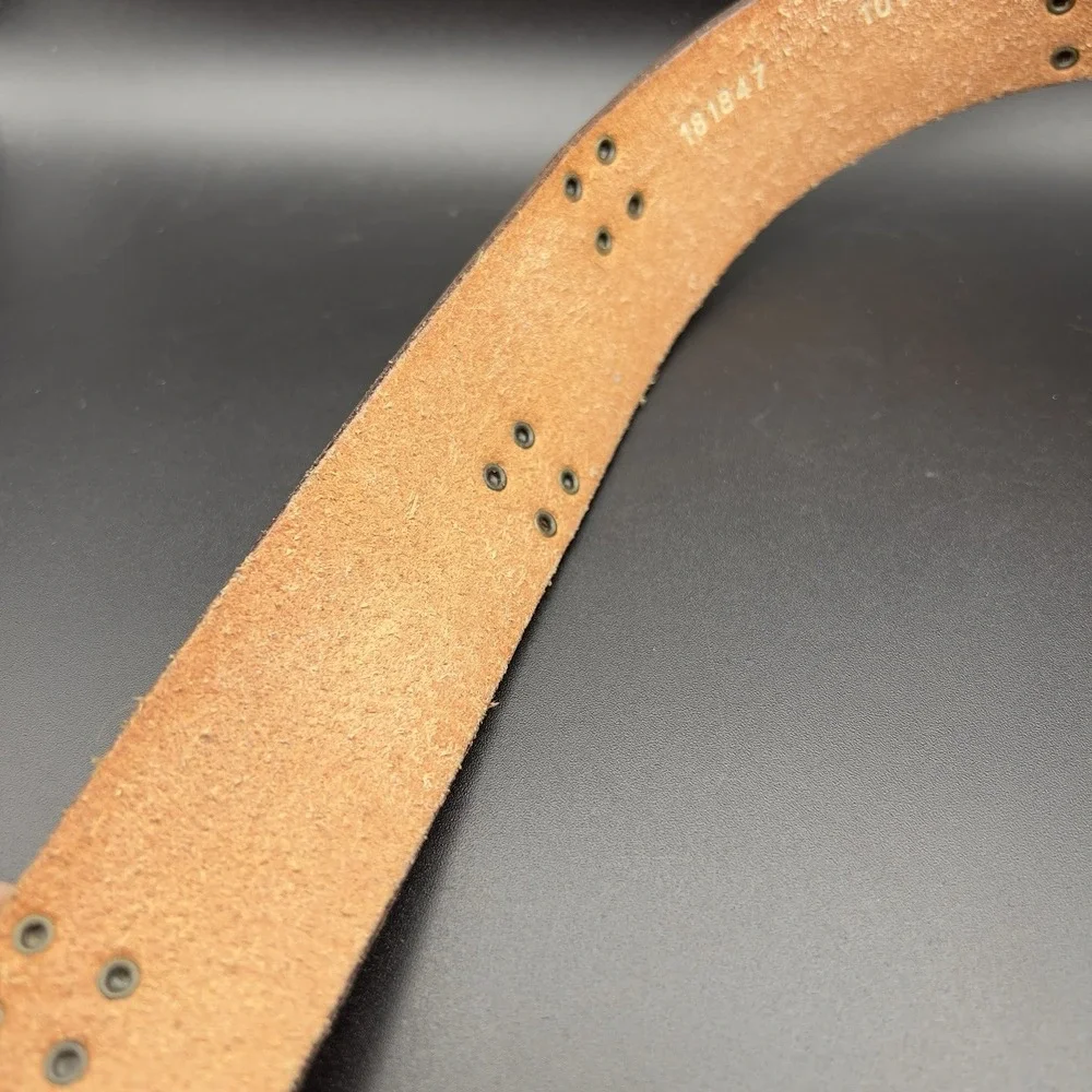 FOSSIL Multicolor Patchwork Leather Belt Women's BOHO ~ Size M 41
